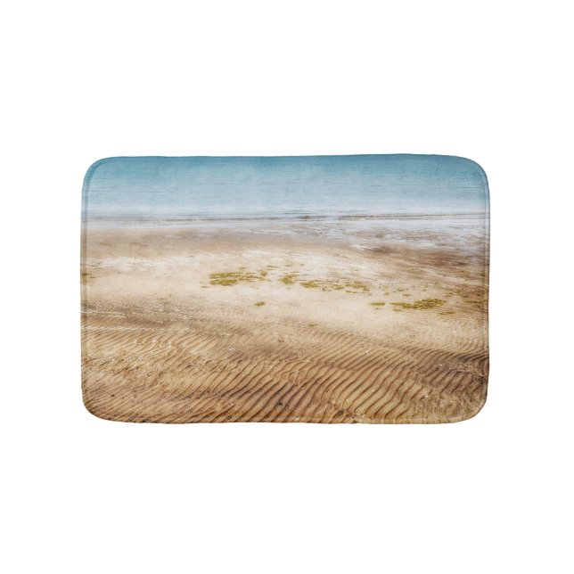 Tapis De Bain Sandy Beach Photo (Devant)