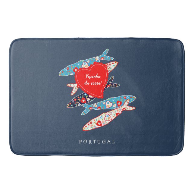 Tapis De Bain Sardines portugaises (Devant)