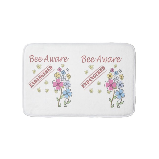 Tapis De Bain Sauvez les abeilles (Devant)