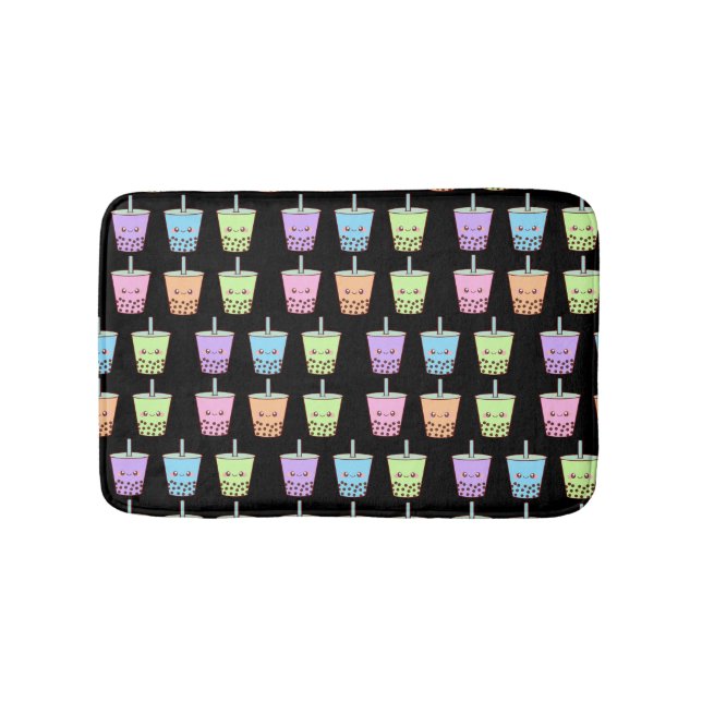 Tapis De Bain Saveurs de thé au lait Boba (Devant)