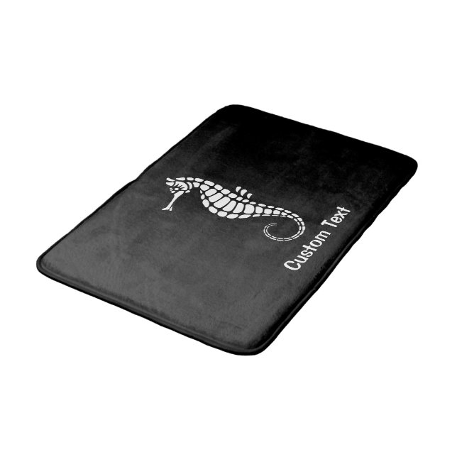 Tapis De Bain Seahorse White (Angle)