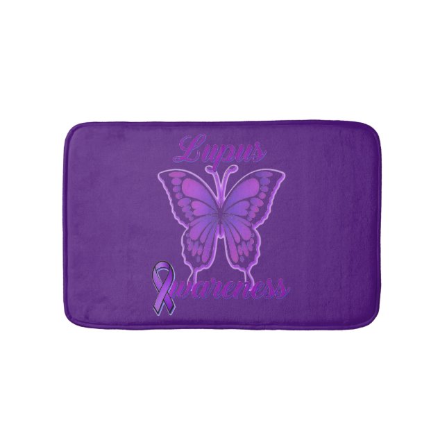 Tapis De Bain sensibilisation au lupus (Devant)