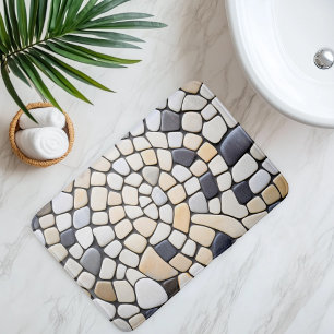 Tapis De Bain Sentier de galets imitation
