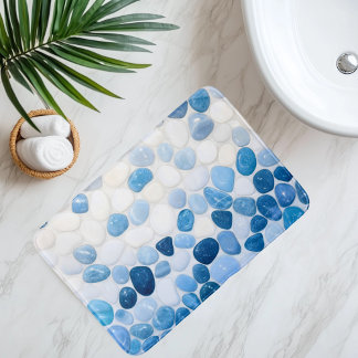 Tapis De Bain Sentier de galets imitation sous l'eau
