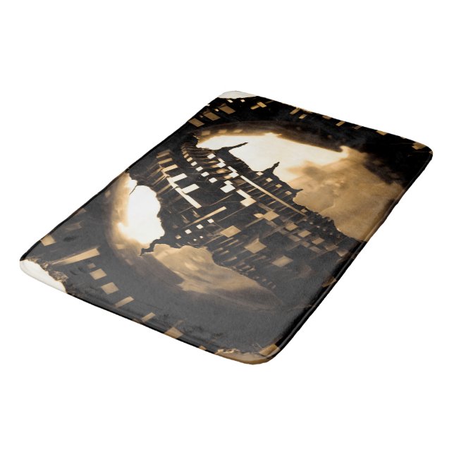 Tapis De Bain Sepia Steampunk (Angle)