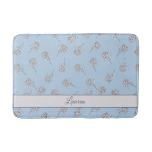 Tapis De Bain Serviette de bain à monogramme à motif floral d'ho