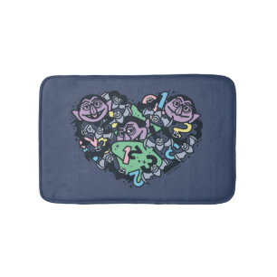 Tapis De Bain Sésame Sésame   Comte von Count Doodle Heart