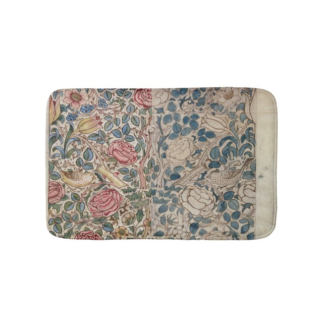 Tapis De Bain "S'est levée" la conception de papier peint (le (Devant)