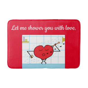 Tapis De Bain Shower You with Love :
