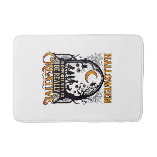 Tapis De Bain Silhouette Créative Enfants Halloween Croissant De