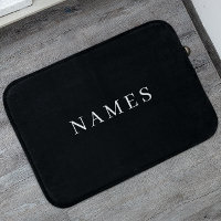 Simple Black Custom Ajouter Votre Nom Élégant
