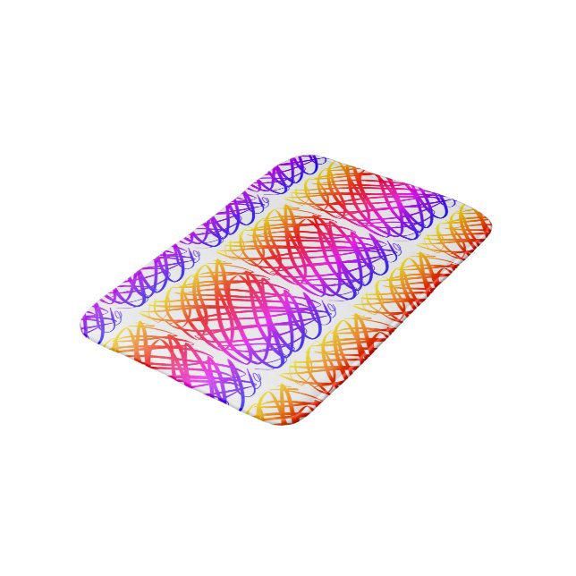 Tapis De Bain Simple Scribble | Filtre Ipanema | Carrelage centr (Angle)