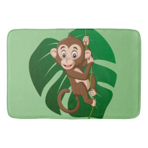 Tapis De Bain Singe sur la vigne Design Bain Mat