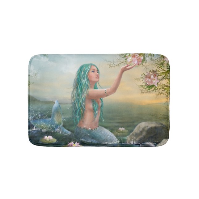 Tapis De Bain Sirène marine Imaginaire Ariek Bath Mat (Devant)