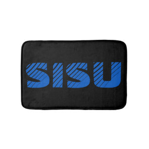 Tapis De Bain SISU - Mat de bain finlandais pour sauna (noir);Pe
