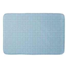 Tapis De Bain Small blue squares.