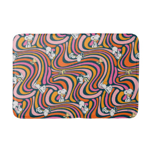 Tapis De Bain Snoopy & Woodstock Vibes Super Motif violet