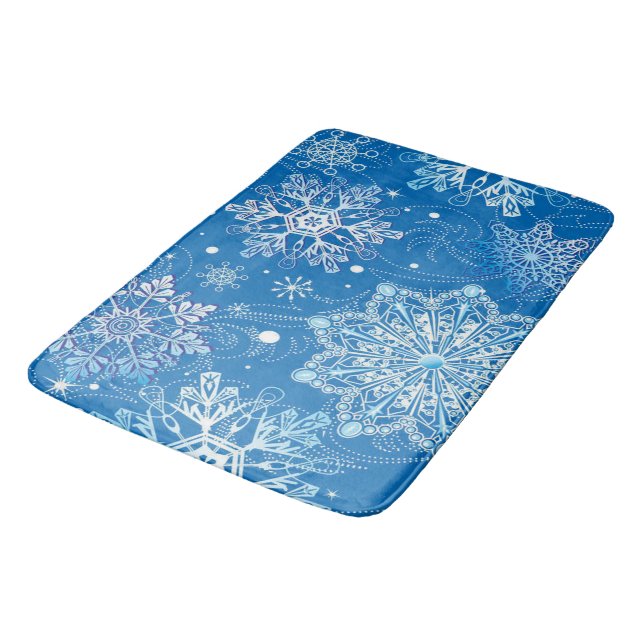 Tapis De Bain Snowflakes Bath Mat (Angle)