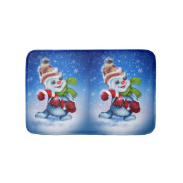 Tapis De Bain Snowman