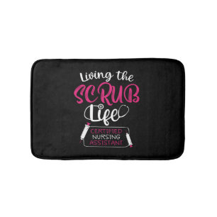 Tapis De Bain Soirée Infirmière Drôle - Vivre La Vie Scrub