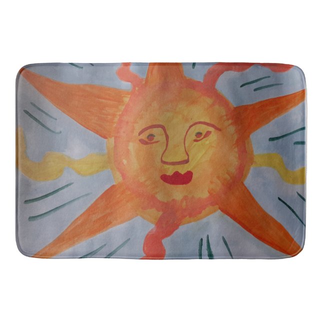 Tapis De Bain Soleil de feu (Devant)