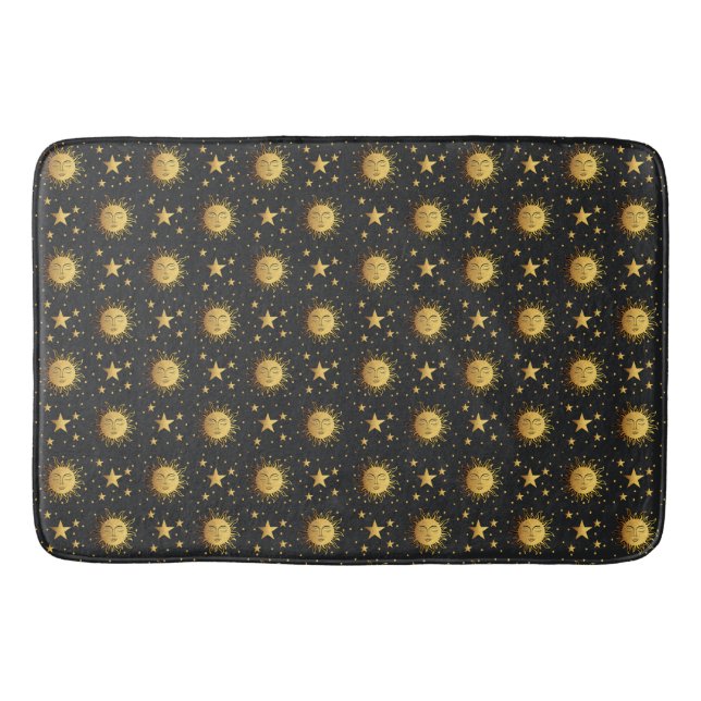 Tapis De Bain Soleil et étoiles (Devant)