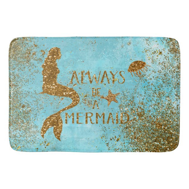 Tapis De Bain Soyez toujours une vision de sirène de parties (Devant)