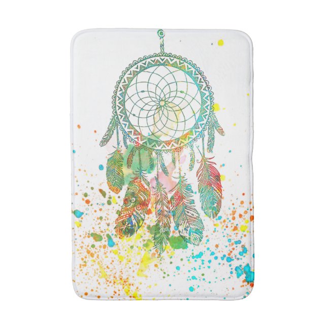 Tapis De Bain Splatter Dreamcatcher (Devant (Vertical))