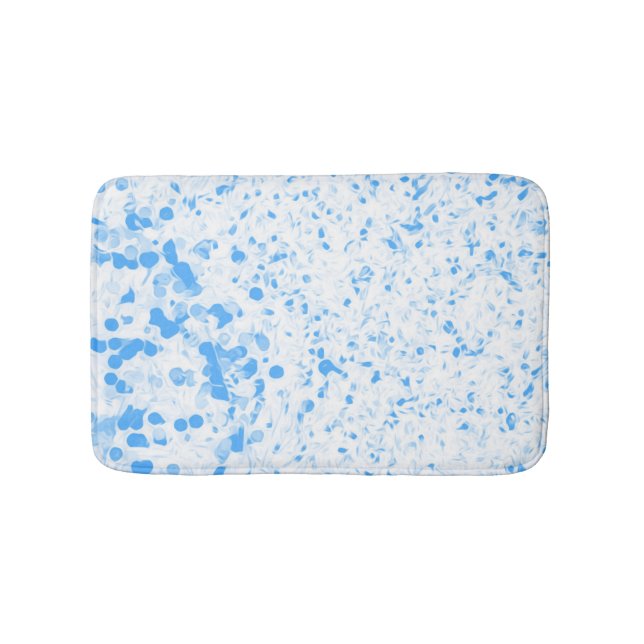 Tapis De Bain Splatter Texture - Blue (Devant)