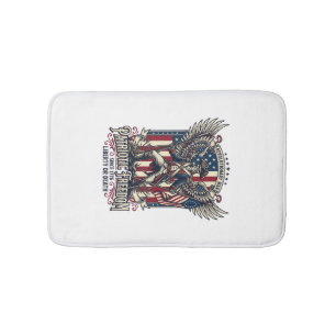 Tapis De Bain Squelette de guerre révolutionnaire patriotique so