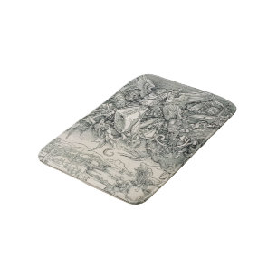 Tapis De Bain St Michael luttant avec le dragon
