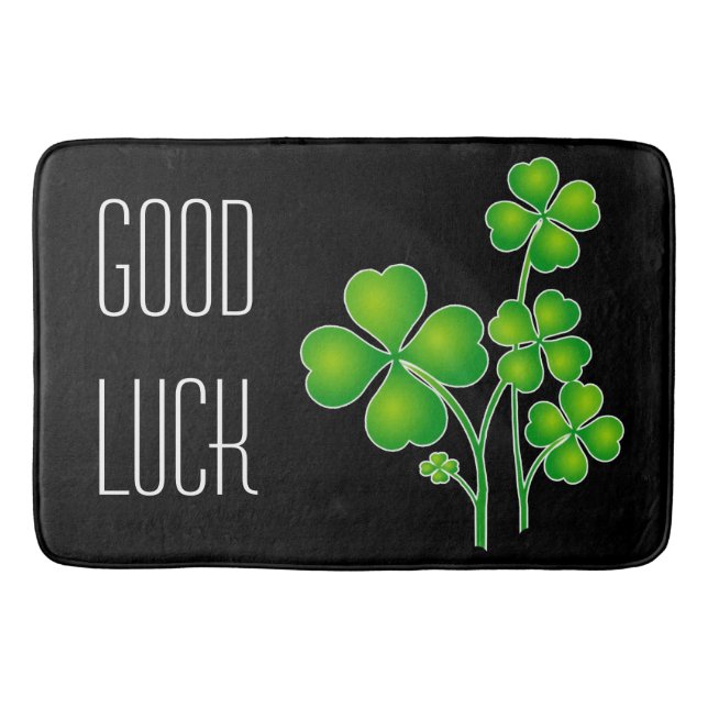 Tapis De Bain St. Patrick's Day Clover / Shamrocks + vos idées (Devant)