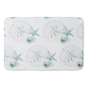 Tapis De Bain Starfish Sea Shells Beach Seashore Elégant moderne