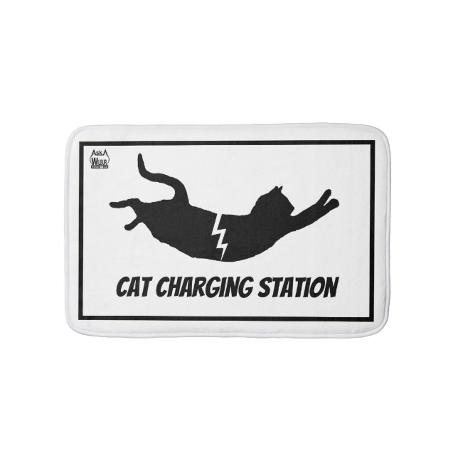 Tapis De Bain Station de chargement de chats Mat de bain (Devant)