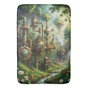 Tapis De Bain Steampunk Garden Bain Mat