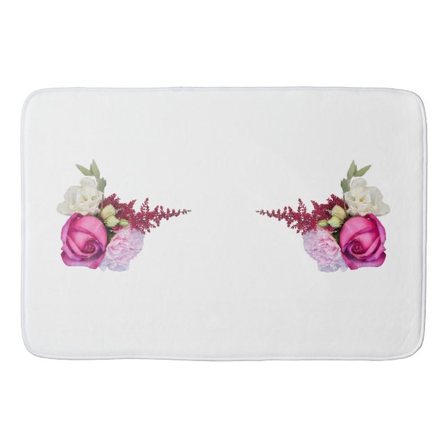 Tapis De Bain Styles classiques Florals (Devant)