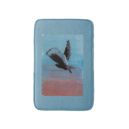 Tapis De Bain Sunrise Owl Art