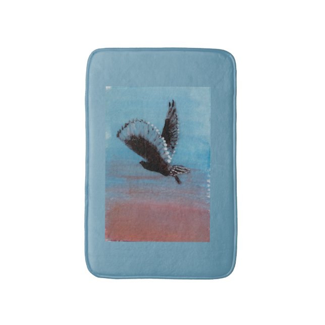 Tapis De Bain Sunrise Owl Art (Devant (Vertical))