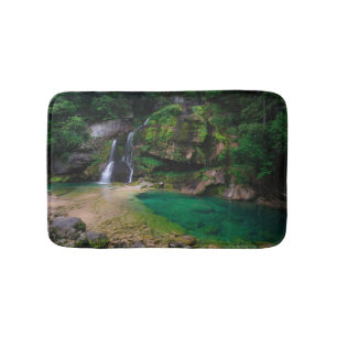 Tapis De Bain Superbe cascade Virje, Slovénie Poster