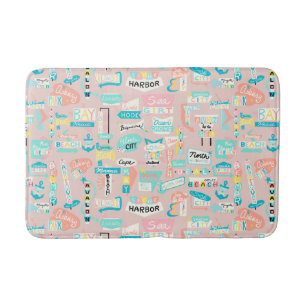 Tapis De Bain Sur le rivage NJ Beach Thème