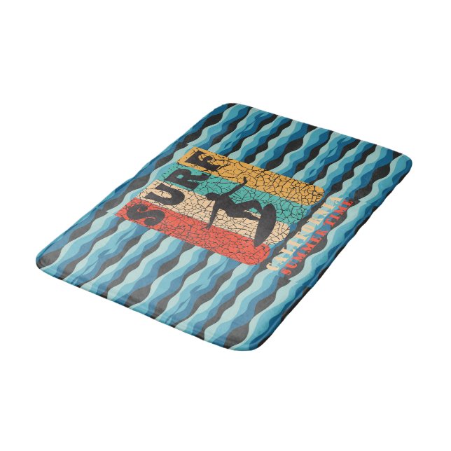 Tapis De Bain Surf California Bath Mat (Angle)