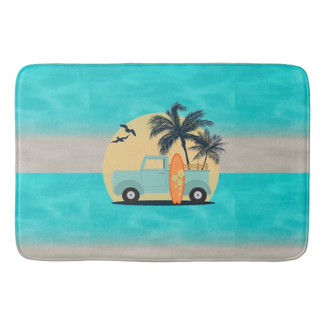 Tapis De Bain Surf Rétro Mat Bain (Devant)
