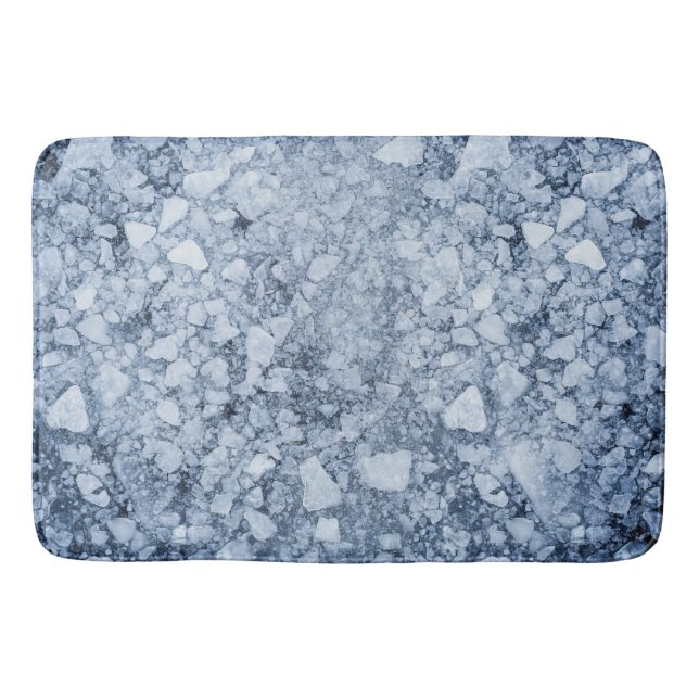 Tapis De Bain Surface de glace fissurée (style 7) Peinture à l'h (Devant)