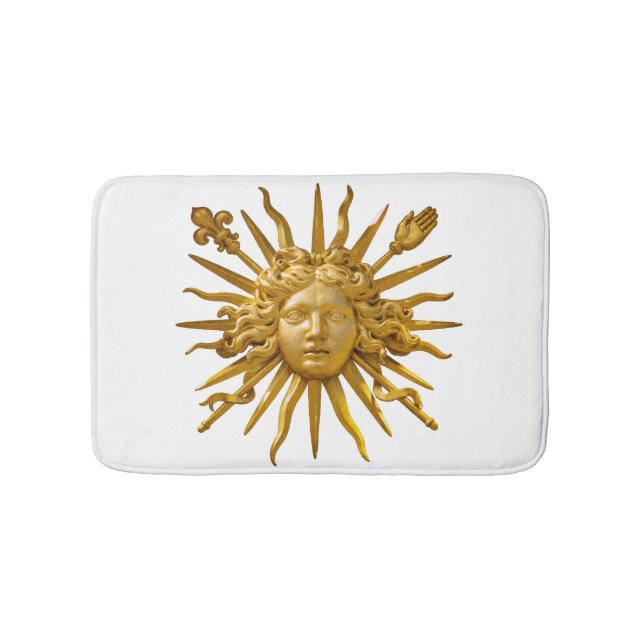 Tapis De Bain Symbole de Louis XIV le Roi Soleil (Devant)