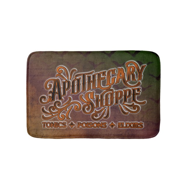 Tapis De Bain Symbole gothique d'Halloween Shoppe (Devant)