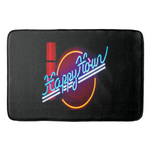 Tapis De Bain SYMBOLE JOYEUX NEON Mat BAIN