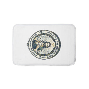 Tapis De Bain T-Shirt Affirmations de santé mentale de Jésus Ins