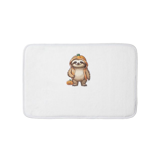 Tapis De Bain T-shirt Essential de Slothster Halloween (Devant)