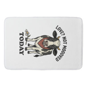 Tapis De Bain T-shirt humour agricole vache grincheuse Saint-Val