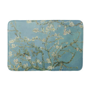 Tapis De Bain Tableau des fleurs d'amandes de Van Gogh